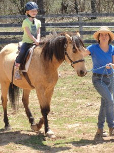 Pony rides awaits all who are interested!